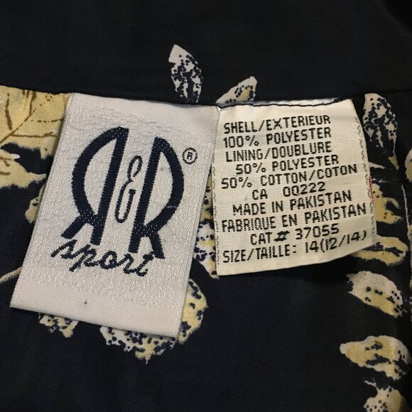 Vintage R&R Sport Seasonal Zip Up Bomber Jacket - Picture 10 of 15